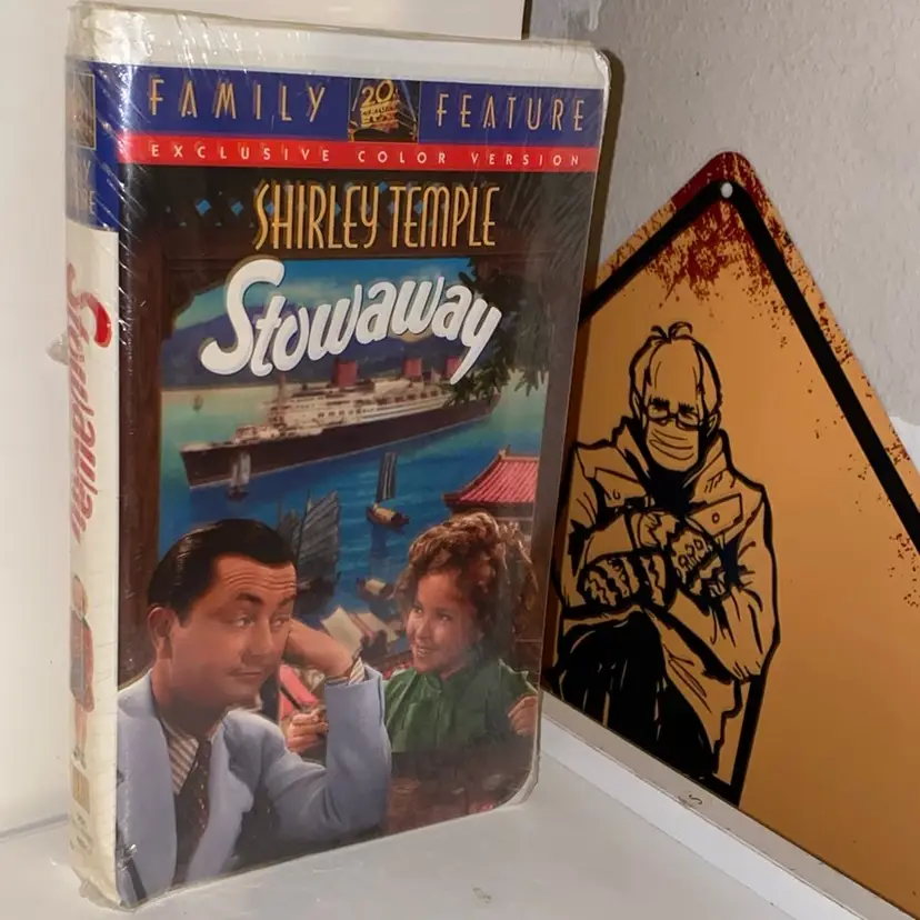 Shirley Temple Stowaway VHS Tape New 1995