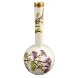 Royal Worcester Bud Vase, Antique Royal Worcester Hand Painted Blush Vase #1