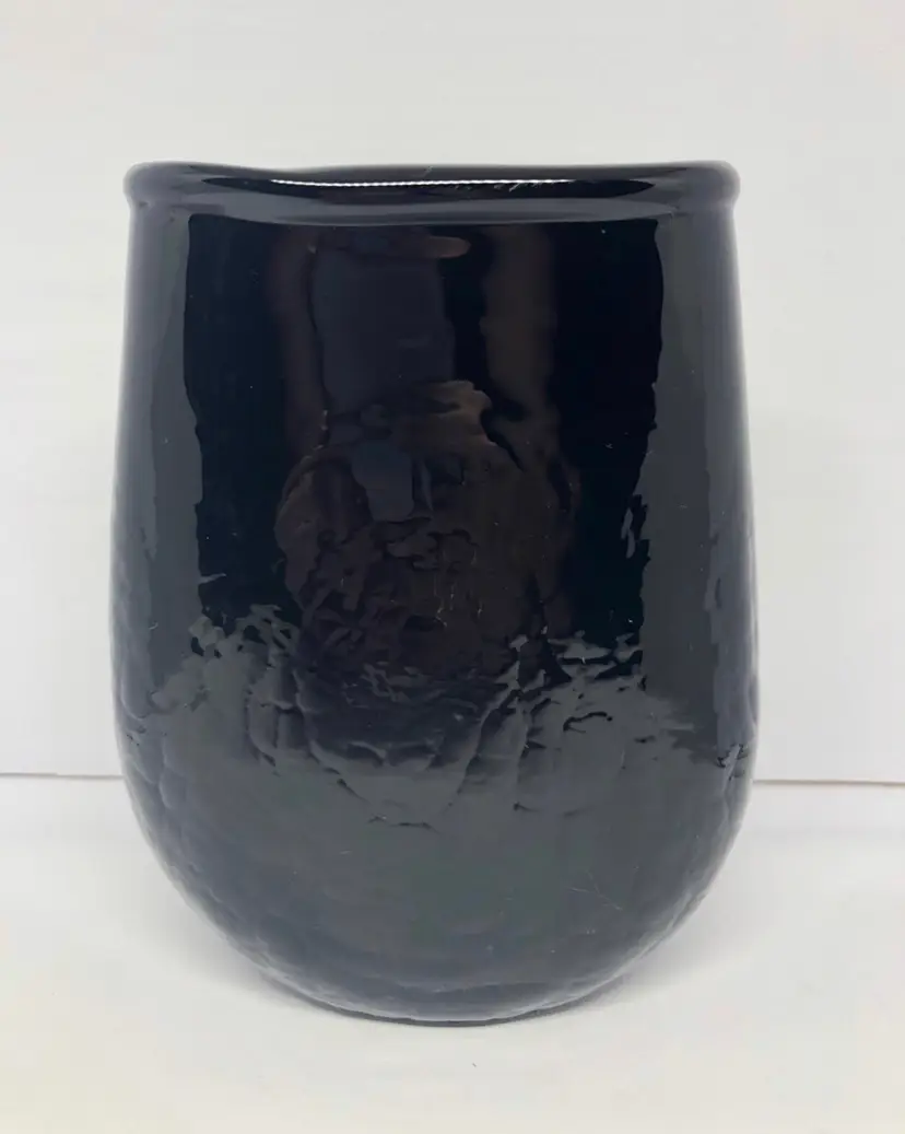 Hand-Blown Art Glass Signed “Rhythms Linda Westrom 2003” Vase