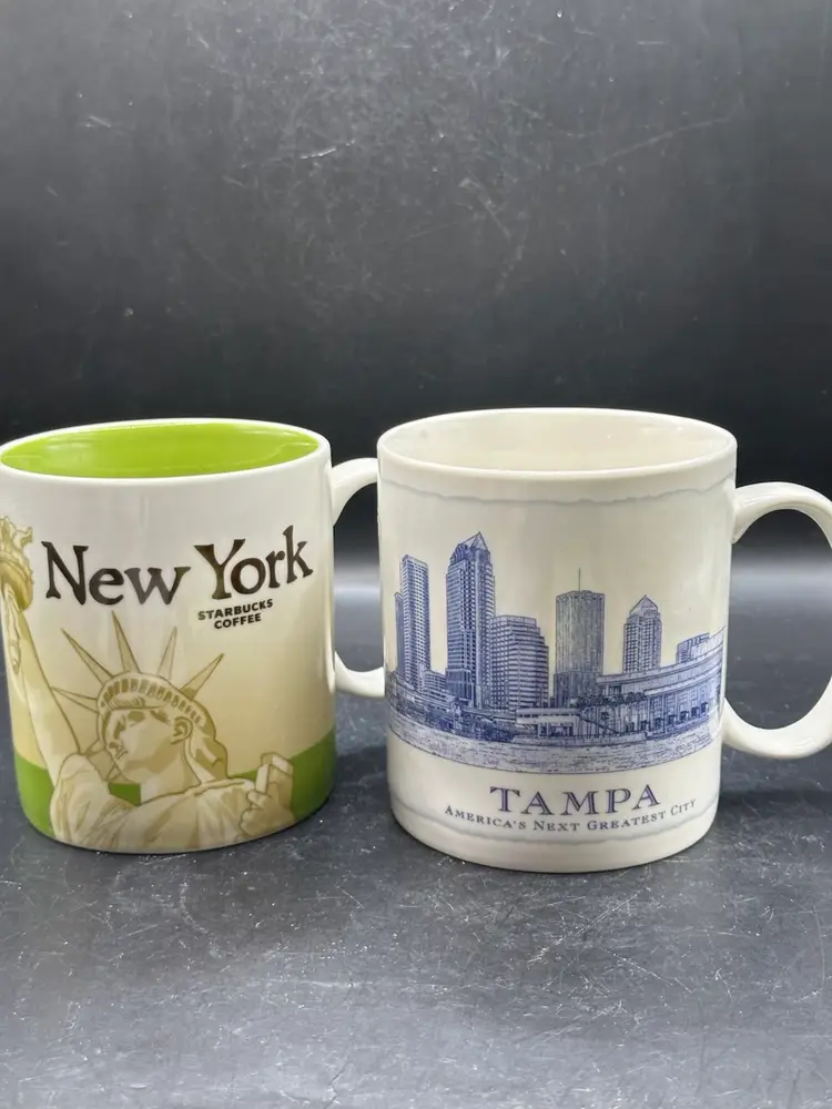 Starbucks You Are Here Tampa & New York Mug