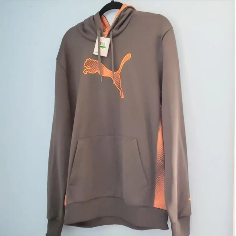NWT Puma Gray Sweatshirt Men's Size Large