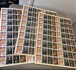 Doctor Who Trading Cards Series 2 Promo Uncut Sheet Lot of 3