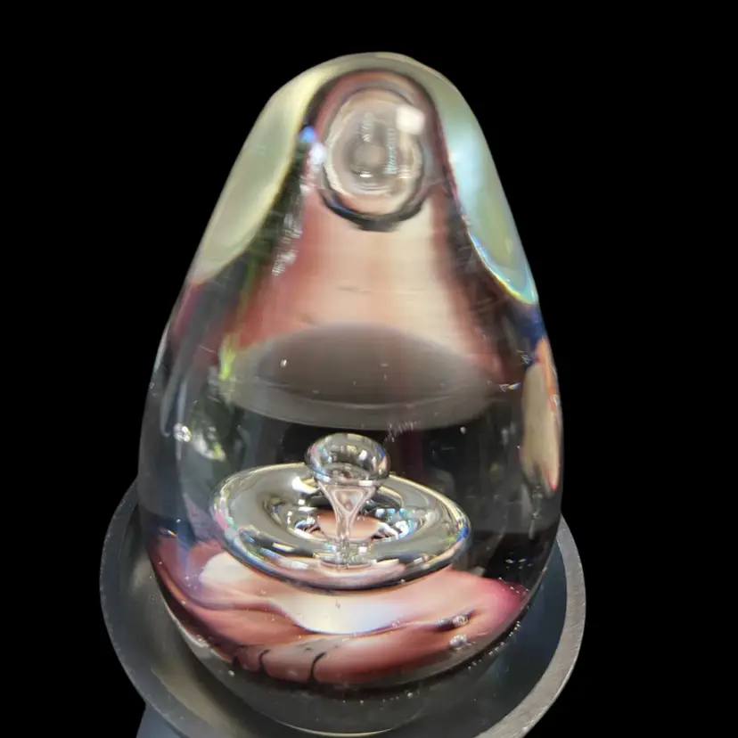 Pier 1 Special Paperweight With Controlled Bubbles