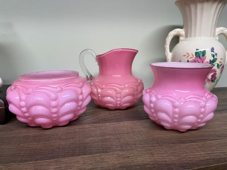 Antique Consolidated Glass Co. Citrate EAPG Set-AS IS!