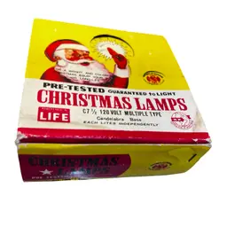 013 Vintage Santa Christmas Lamp Bulbs
