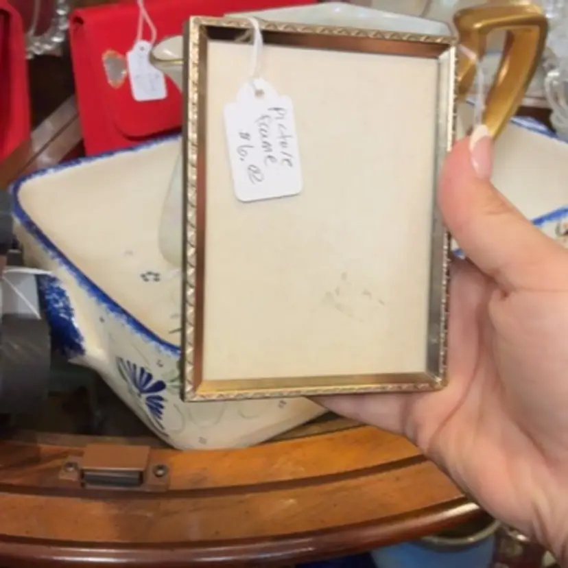 Silver Tone Mini Picture Frame