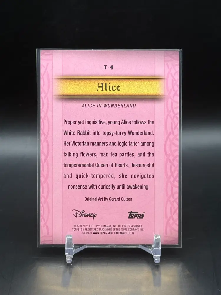 2025 Disney Wonder - Alice 19/50 (Alice in wonderland)