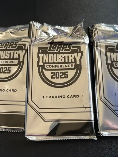 Ripping Topps Industry Packs From Airport