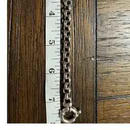 Sterling Rolo Link Fits 7”