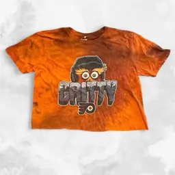 Philadelphia Flyers Cropped Gritty Tie Dyed T-shirt Medium