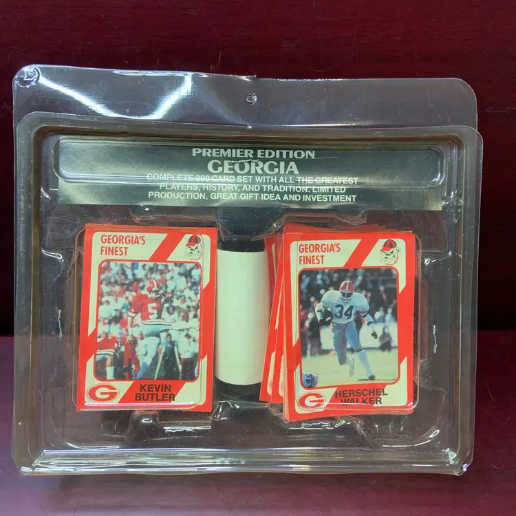 1989 Premier Edition University Of Georgia 200 Card Set New