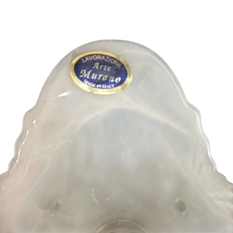 Lavorazione Arte Murano Italian Tear Drop Vase