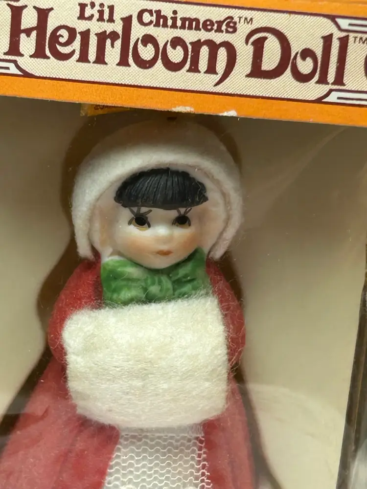 NOS Vintage L’il Chimes Heirloom Doll By Jasco In Original Box