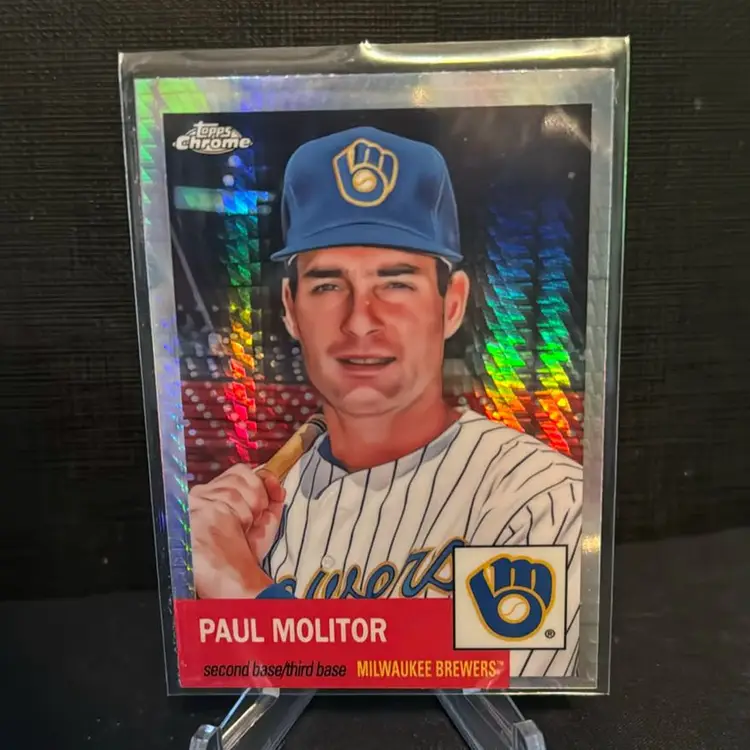 Paul Molitor Prism 2022 Platinum Milwaukee Brewers