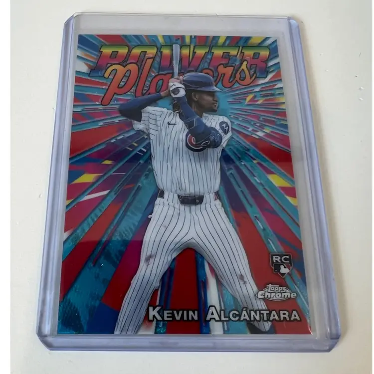 Kevin Alcantara RC Chrome Power Players Chicago Cubs