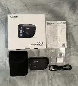 Canon PowerShot Golf Rangefinder with Image Stabilization, Case, MicroSD, Cord