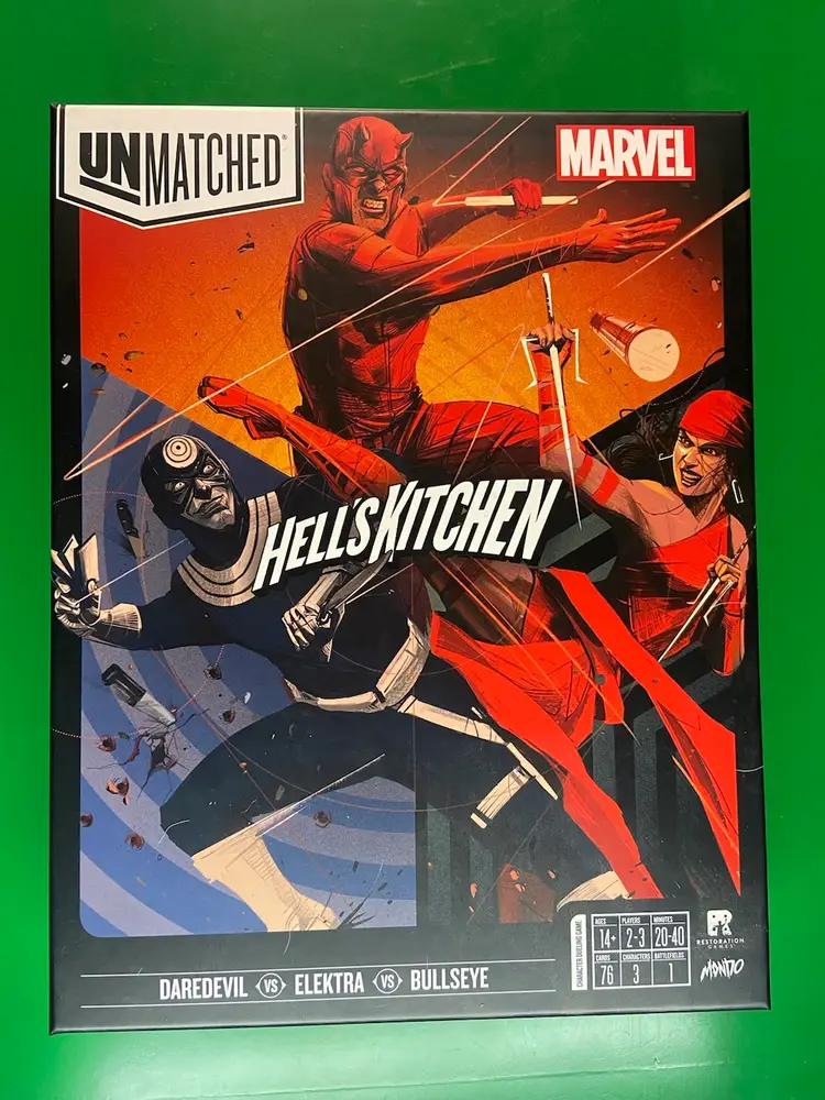 Unmatched: Hells Kitchen - Marvel - Restoration games -Daredevil