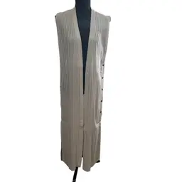 NWT MARLA WYNN SLEEVELESS DUSTER