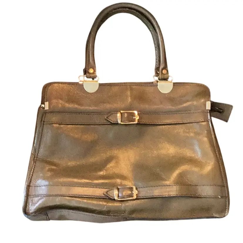 Olive Green One Pocket Leather Purse