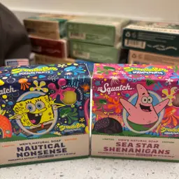 Dr. Squatch SpongeBob Soaps.