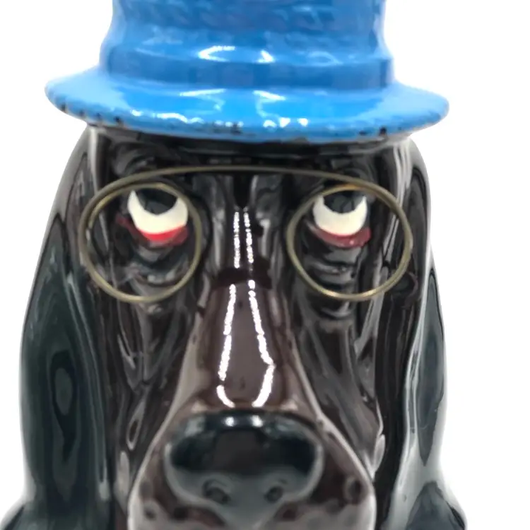 Vintage Ceramic BankDroopy Sad Basset Hound DogBy Enesco 1970s