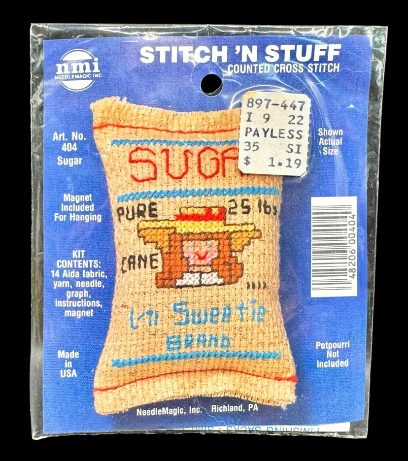 Counted Cross Stitch Kit 404 Sugar Stitch N Stuff Needle Magic Inc Potpourri