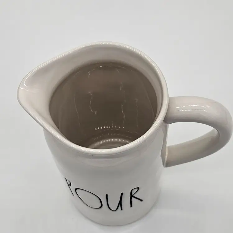Rae Dunn Artisan Collection "POUR" Ceramic Pitcher