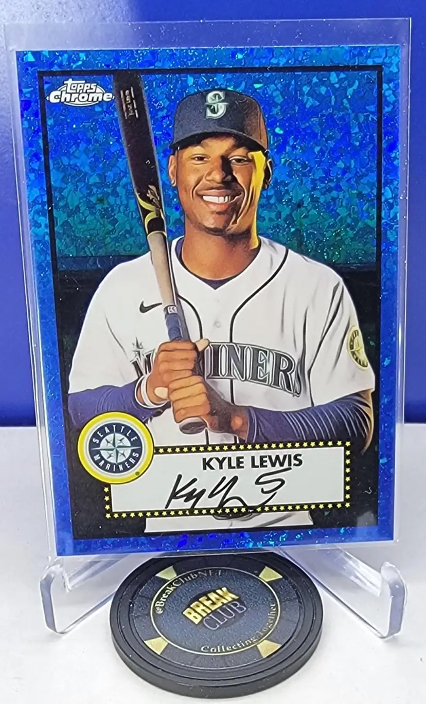 Kyle Lewis 2021 Topps Chrome Platinum Anniversary Diamond Refractor /199 #189 Seattle Mariners