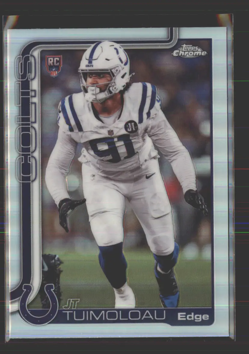 Jt Tuimoloau 2025 Topps Chrome Refractor #356 - (142) - Indianapolis Colts