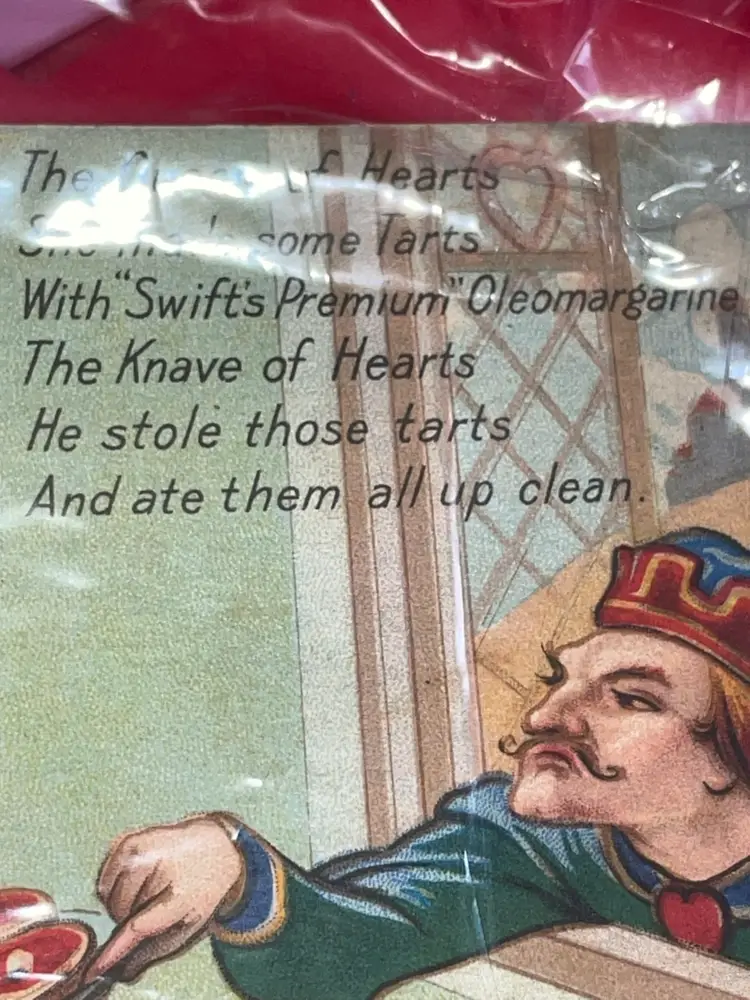 Early 1900’s Queen Of Hearts Postcard