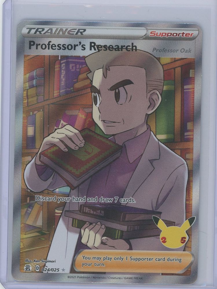 Pokémon Sword & Shield Celebrations Classic Collection Professor's Research FA 024/025
