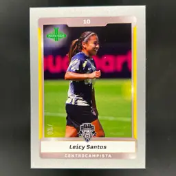 Leicy Santos 2025 Parkside En Espanol Silver Border /100  Soccer Card