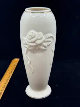 Lenox Rose Vase- Made In Taiwan