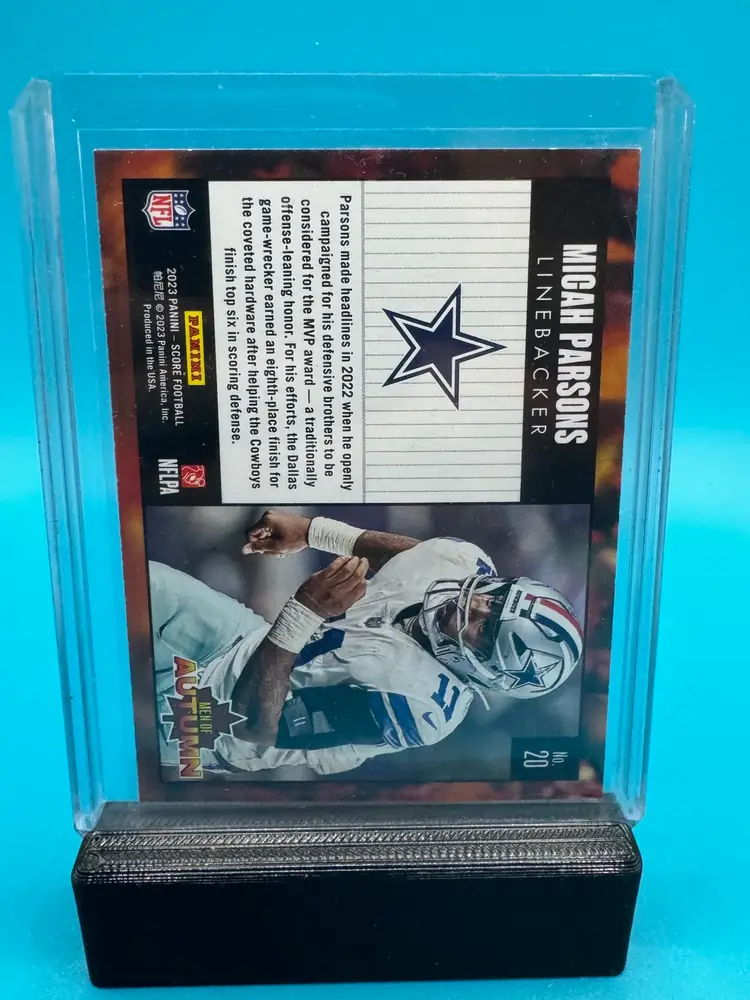 Micah Parsons Score Men Of Autumn Dallas Cowboys