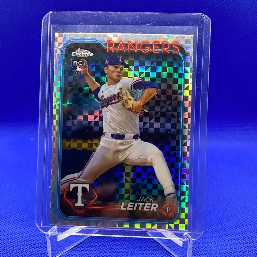 2024 Topps Chrome Update Jack Leiter RC X-Fractor