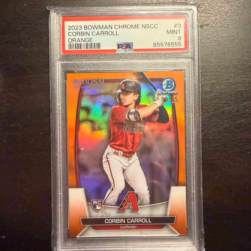 Corbin Carroll 2023 Bowman Chrome NSCC Rookie Orange /25