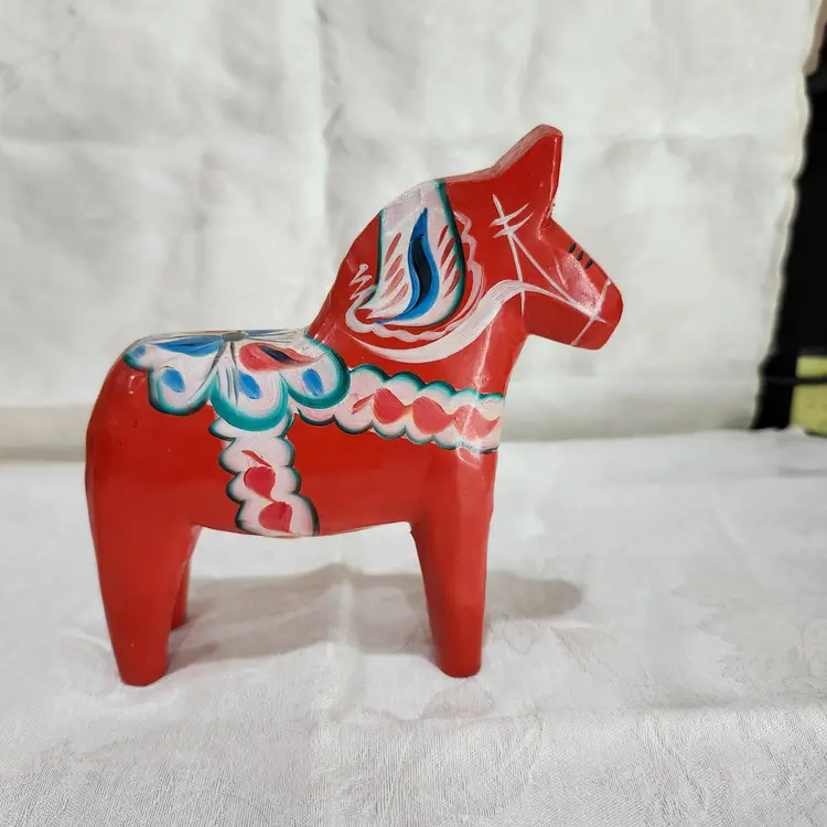 Vintage Swedish Dala Horse Akta