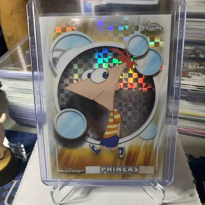 Phineas Topps Chrome Disney Xfractor