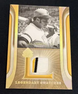 Willie Stargell 2004 SP Legendary Cuts Legendary Swatches 3-Color Jersey #LSW-ST Pittsburgh Pirates
