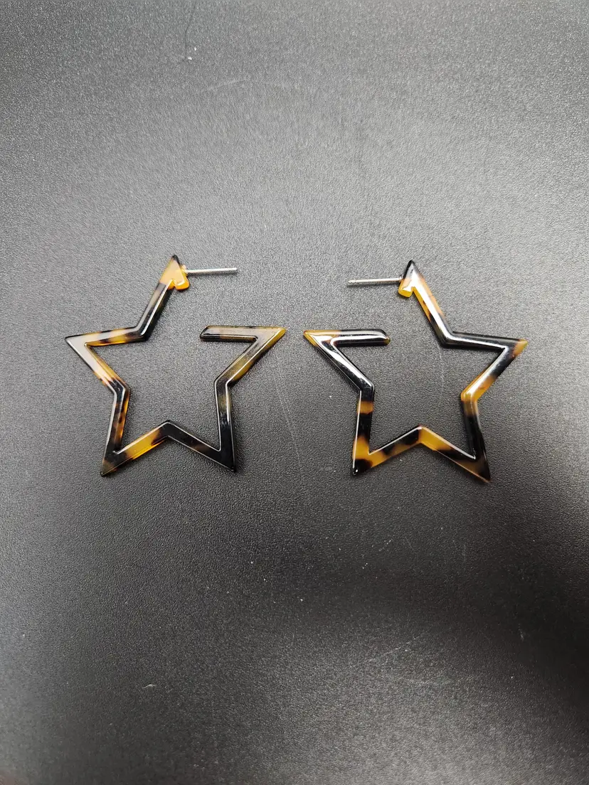 Star-Shaped Earrings