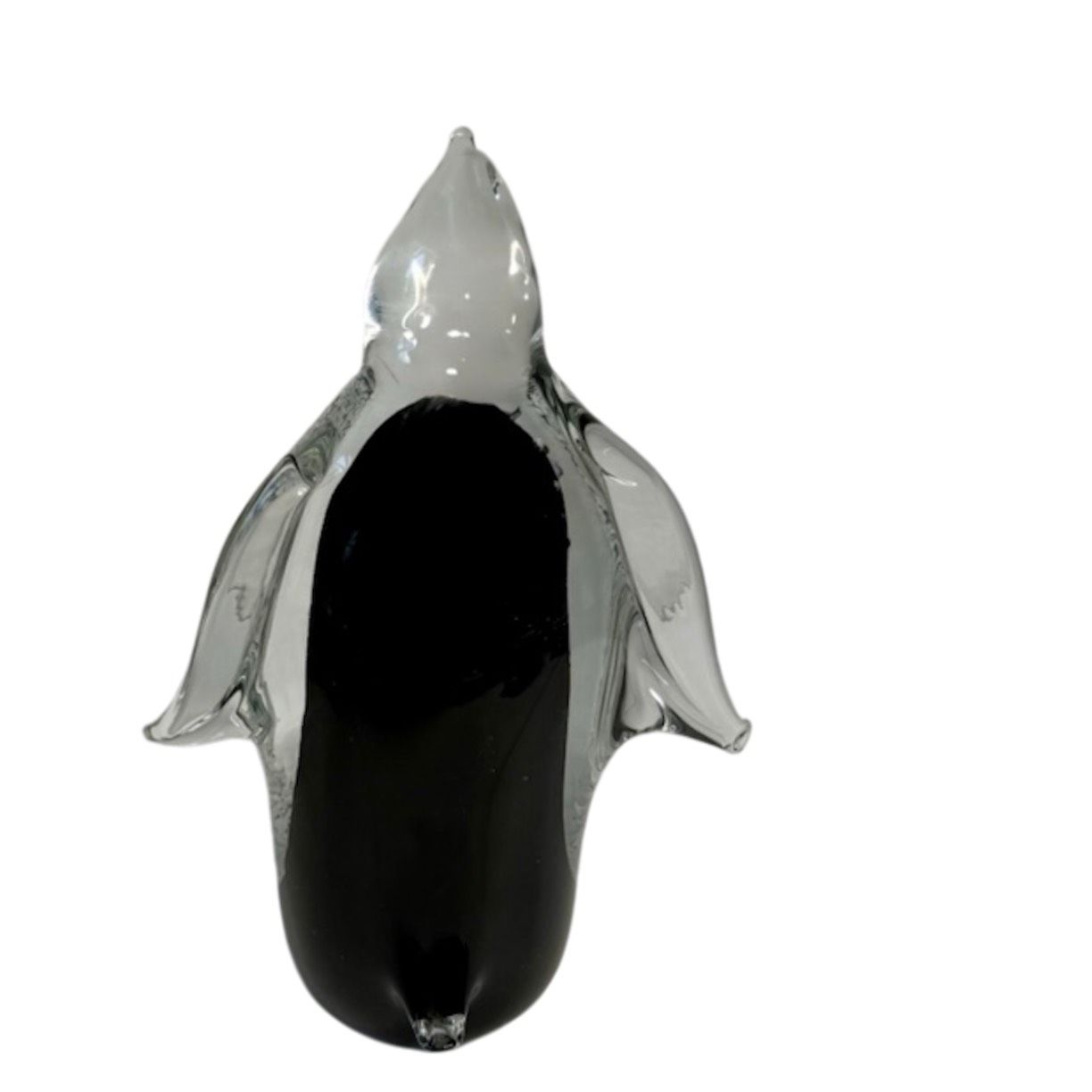 Niknax · Sweden Penguin Figurine/Paperweight Black White & Clear