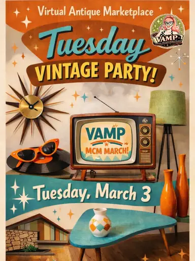 Tuesday Vintage Party with KandMVintage 