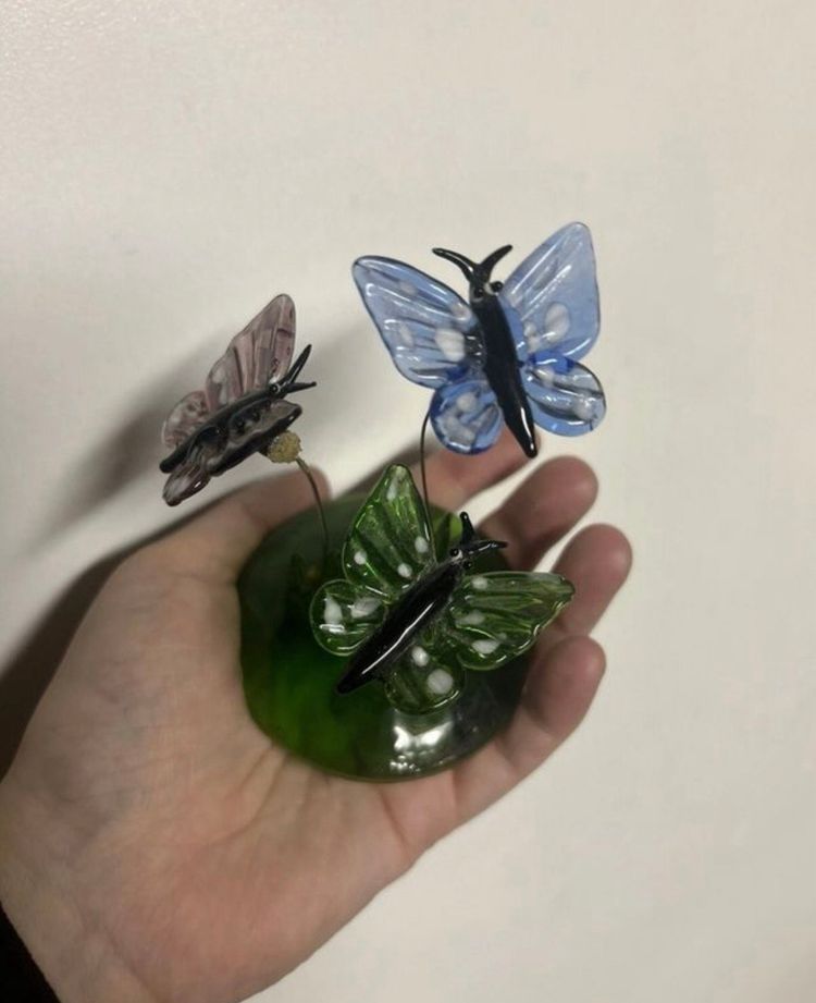 Blown Glass Butterflies