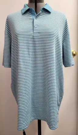 Callaway Opti Dri Swing Tech Polo Shirt Short Sleeve Size Large Embroidered Golf