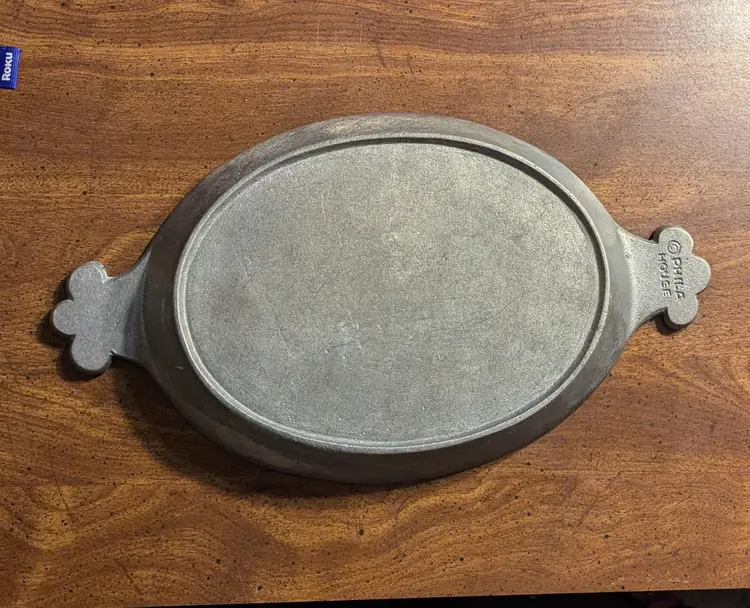 Vintage Phila House Pewter Bread Tray.