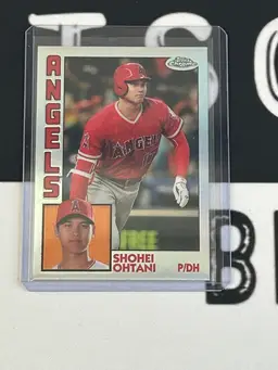 2019 Topps Chrome Shohei Ohtani 1984 Remake