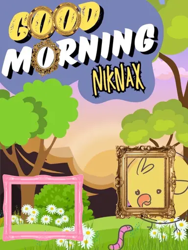 Good Morning NikNax W/Rebel Junque … I’ve Been Framed 😱🖼️