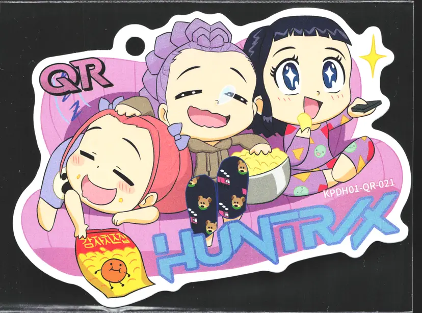 Mira Rumi Zoey Chibi Snacks Charm Keychain Kayou KPop Demon Hunters Card QR-021