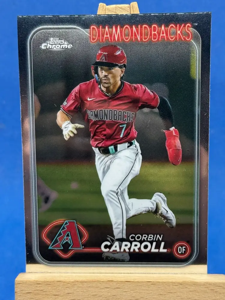 2024 Topps Chrome Lids Mitchell Ness Corbin Carroll #45 Arizona Diamondbacks