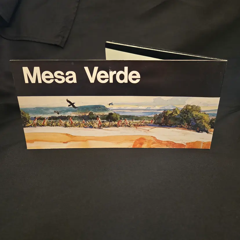 Mesa Verde National Park Service Unigrid Brochure Colorado 2002 Ephemera Vintage